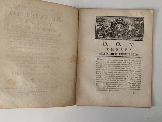 Simon-Claudis Delaizé : De Scirrho. Theses Anatomico-Chirurgicae