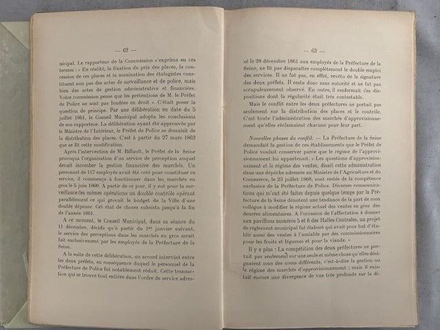 Robert Facque : Les Halles et Marchés Alimentaires de Paris