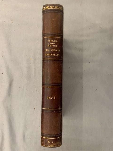 E. Dubreuil et E. Heckel : Revue des Sciences Naturelles. Tome I. No. 1. 1er Juin 1872