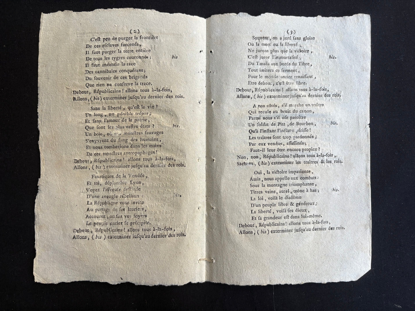 [Antoine Sérieys] : Hymne aux Républicains. Air : “Allons, Enfans…”