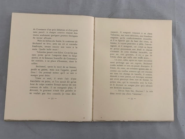 Maurice de‎ Ombiaux : Les Belles à Table suivi du Coup du Milieu [avec eau-forte de Marie Laurencin]