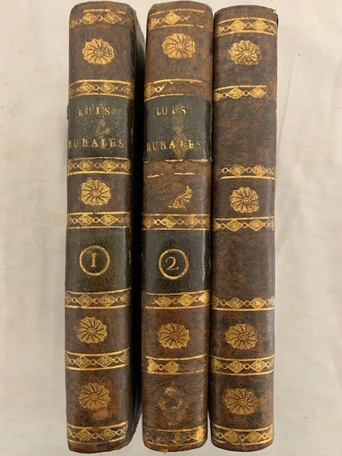 Jean-François‎ Fournel : Les Lois Rurales de la France rangée dans leur ordre naturel. Seconde édition [complet en 3 volumes]