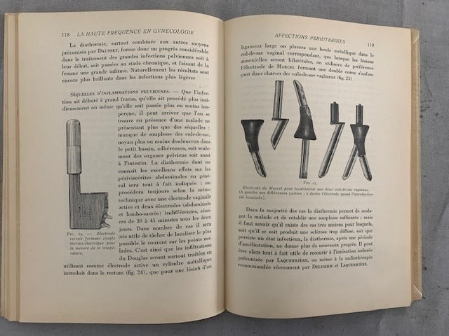A. Laquerrière et D. Leonard‎Les Courants de Haute Fréquence en Gynécologie. Préface du Pr d'Arsonval