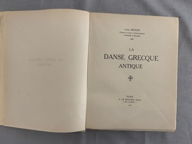 Louis Séchan : La Danse Grecque Antique