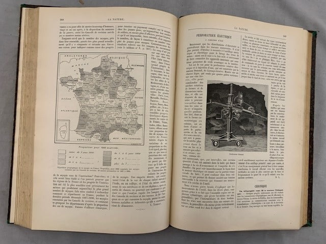 Gaston Tissandier : La Nature. Revue des Sciences et de leurs Applications aux Arts et à l'Industrie. Journal Hebdomadaire illustré. Trentième année 1902. Premier Semestre
