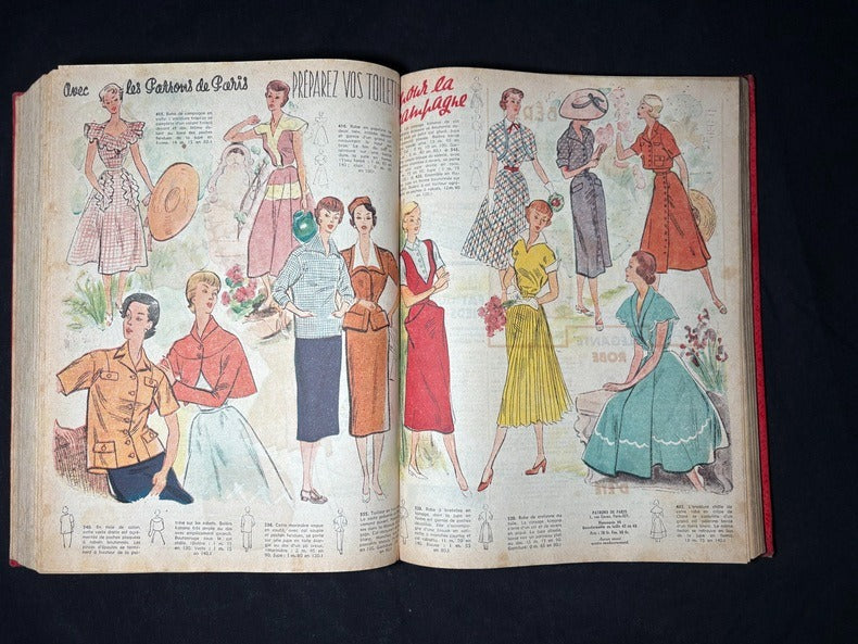 Le Petit Echo de la Mode. Hebdomadaire. Du No 1 1950 au No 26 1950. Relié en un volume