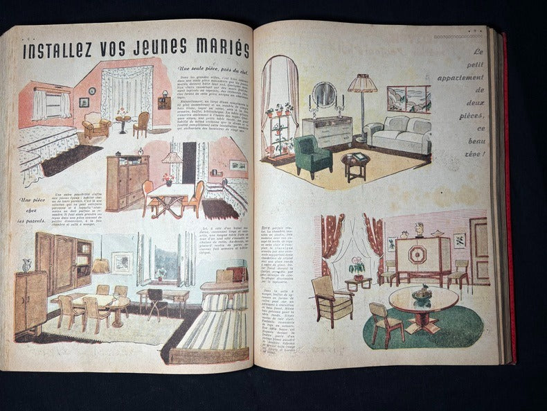 Le Petit Echo de la Mode. Hebdomadaire. Du No 1 1950 au No 26 1950. Relié en un volume