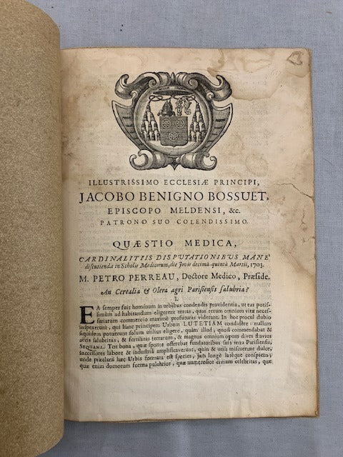 Jacobus Benignus‎ Winslow : An Cerealia & Olera agri Parisiensis salubria?