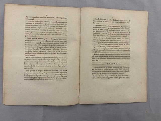 Gabirel Adoue : De Fractura Scapulæ; Thesis Anatomico-Chirurgicæ