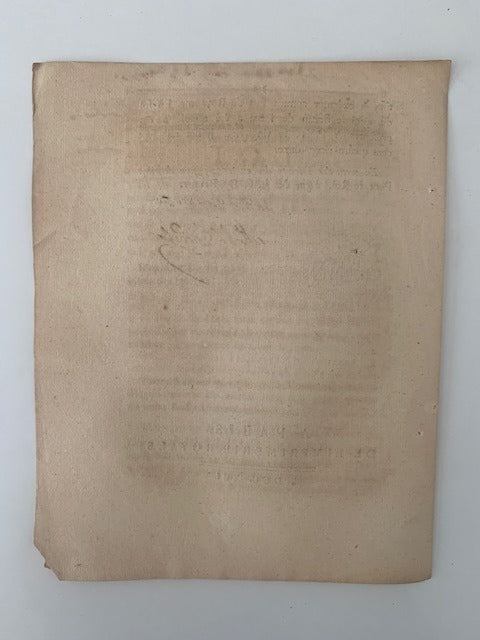Loi Relative à la menue monnoie d'argent  décrétée le 11 Janvier dernier. Donnée à Paris  le 28 Juillet 1791