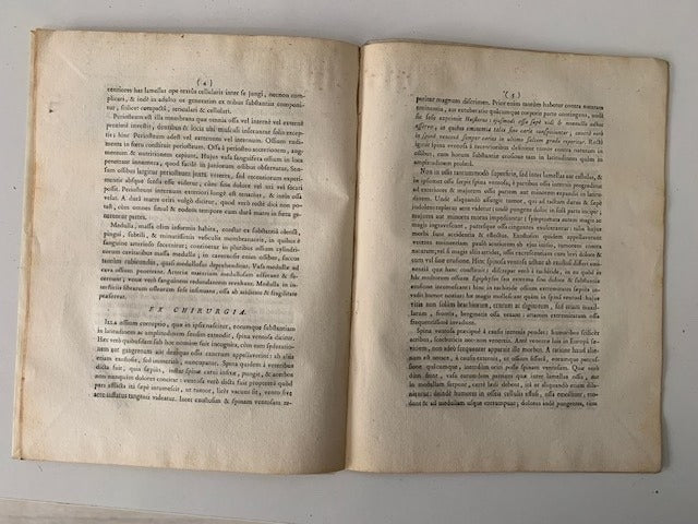 Josephus Favier : De Spina Ventosa. Theses Anatomico-Chirurgicae