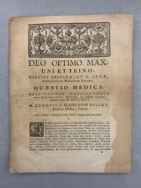 Petrus Josephus Macquer : An in Biliosis, Gelida glaciatique liquores Bradypepsiam praevent