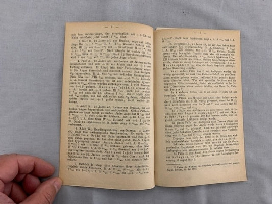 Hermann Cohn : Erfahrungen über die Wirkung des Strychnin auf amblyopische und gesunde Augen. Separatdruck aus der 'Wiener Medizinischen Wochenschrift'