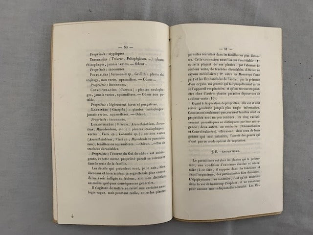 J.-E. ‎Planchon : Des Limites de la Concordance entres les Formes,  la Structure, les Affinités des Plantes et leurs Propriétés Médicinales. Thèse présentée et publiquement soutenue à la Faculté de Médecine de Montpellier le 7 février 1851