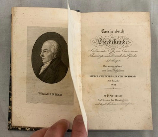 Will & Schwab‎ : Taschenbuch der Pferdekunde für Stallmeister  Offiziere  Oeconomen  Thierärzte und Freunde des Pferdes überhaupt. Auf das Jahr 1819. Drittes Bändchen