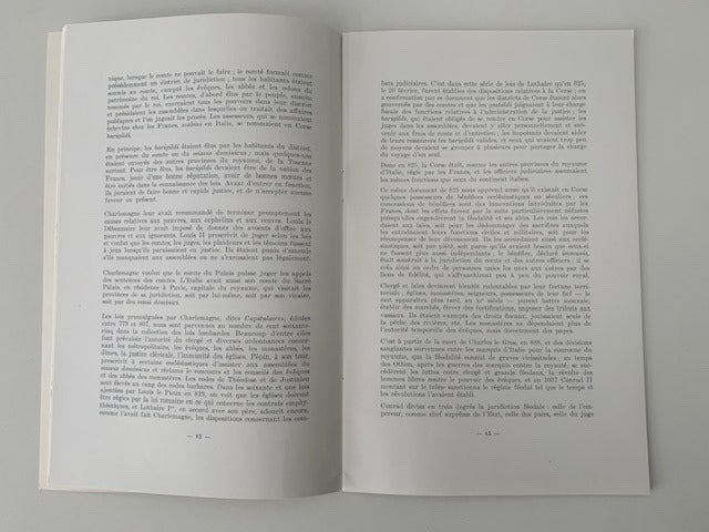 ‎Mazel : L'administration de la justice en Corse à l'époque Pisane. Discours d'usage. Cour d'Appel de Bastia. Audience solennelle de Rentrée du 16 septembre 1968 [avec envoi]