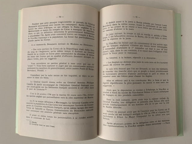 Michel Vincentelli : Les Corses  sujets de sa Majesté Britannique