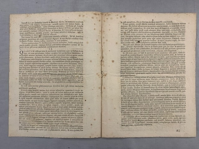 Anna-Carolus Lorry : An Arteriotomia aliquando instituenda