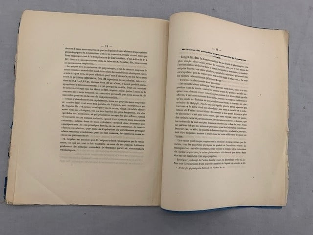 Joseph-Jules-César‎ Susini : De l'Imperméabilité de l'Épithélium Vésical. Thèse présentée à la Faculté de Médecine de Strasbourg et soutenue publiquement le mardi  19 novembre  à 3 heures