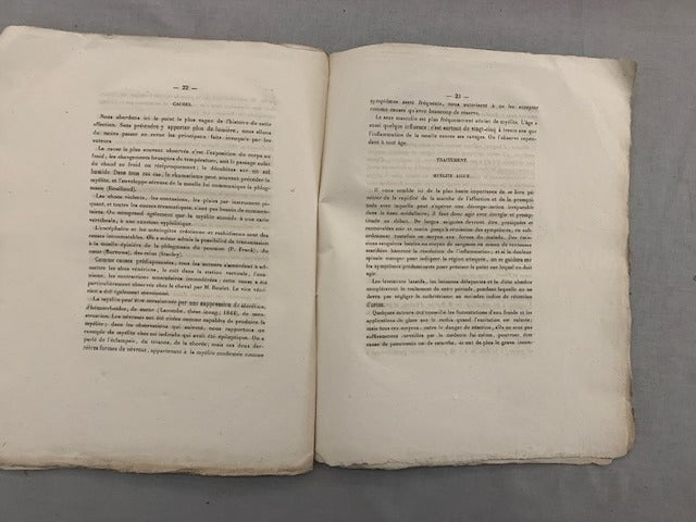 Charles-François-Paul‎ Arnaud : De la Myèlite. Thèse pour le Doctorat en Médecine  présentée et soutenue le 12 mai 1847 [avec envoi de l'auteur]