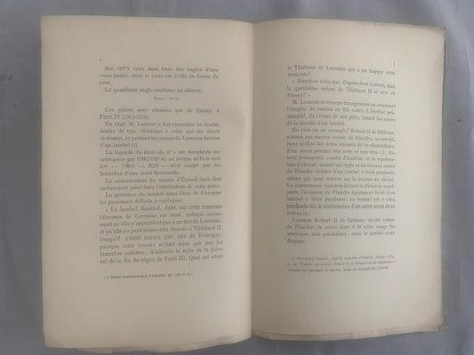 F. Mazerolle : Monnaies de Ferri IV de Lorraine. Restituées à Ferri III (Numismatique Lorraine)
