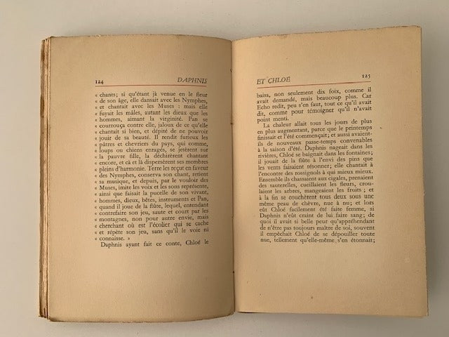 Longus : Les Amours Pastorales de Daphnis et Chloé. Avec des illustrations de A.-E. Marty.