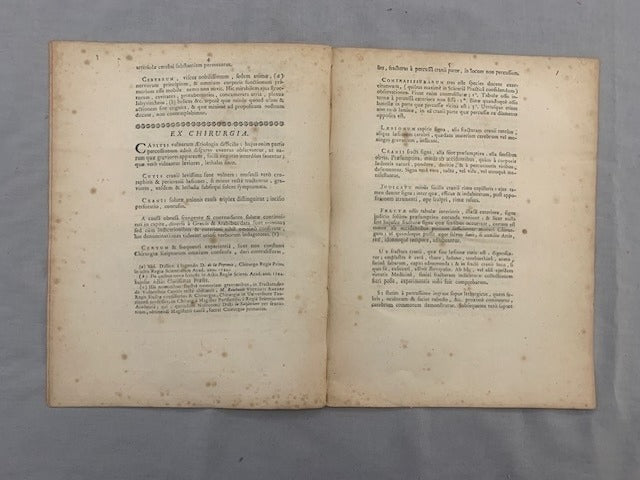 Antonius Antonius‎ : Ex Anatomia. D.O.M. Positiones Anatomicae et Chirurgicae