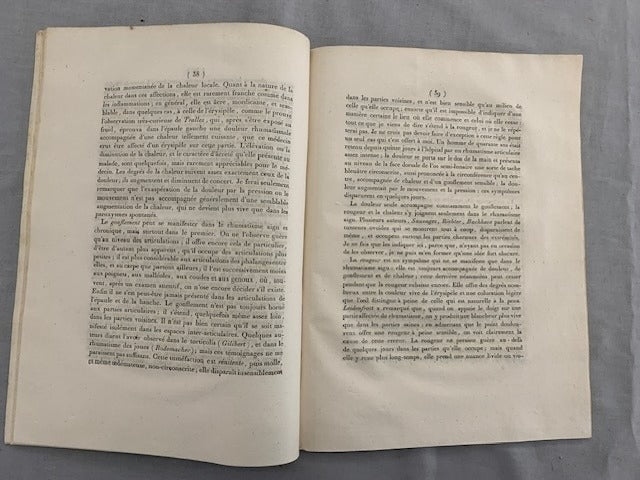 A.F.‎ Chomel : Essai sur le Rhumatisme; Présenté et soutenu à la Faculté de Médecine de Paris  le 10 juin 1813