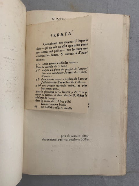 Gilbert Duprez (directeur)‎J'aime. Revue. Numéro second. Mars 1953