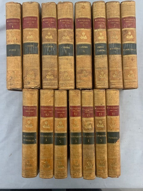 Massillon : Oeuvres. En 15 volumes