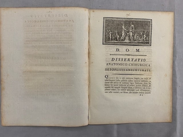 Joannes-Jacobus Thillaye : Dissertatio Anatomico-Chirurgica de Poplitis Aneurysmate