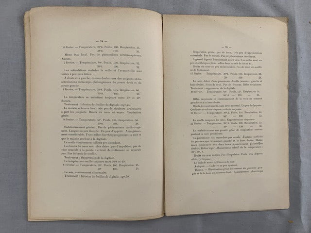 Pierre Benoist : Des Pneumopathies Rhumatismales et de la Pneumonie Fibrineuse. Dans le Rhumatisme articulaire aigu [avec dédicace de l'auteur]