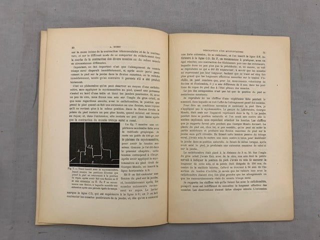 A. ‎Mosso : Description d'un Myotonomètre pour étudier la Tonicité des Muscles chez l'Homme (Archives Italiennes de Biologie  t. XXV  fasc. III