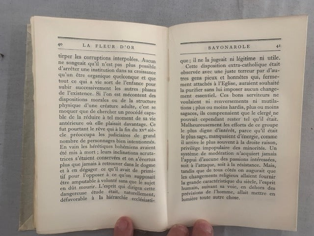 Le Comte de Gobineau : La Fleur d'Or [sur papier Hollande van Gelder]