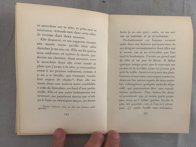 Propser Mérimée : Carmen. Hors-texte de Picasso