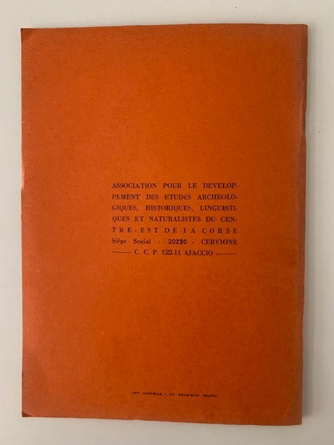 Pisa e a Corsica. Una cunferenza fatta in Cervione  u 17 Aprile 1973 da Antone Dumenicu Monti
