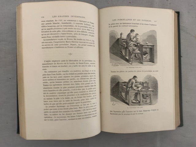 Loujis Figuier : Les grandes Inventions anciennes et modernes dans les Sciences  l'Industrie et les Arts