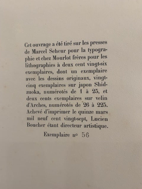 Paul Arène : Domnine. Lithographies originales de P. Girieud