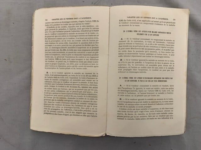 V. Galtier : Traité de Jurisprudence Commerciale et de Médecine Légale Vétérinaires suivi d'un Aperçu sur les Devoirs et les Droits des Vétérinaires