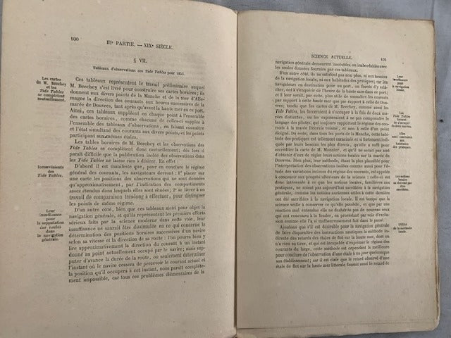 F.A.E. Keller : Exposé du Régime des Courants observés depuis le XVIe siècle jusqu'à nos jours dans la Manche et la mer d'Allemagne et de leur Supputation da la Navigation Général à l'aide du Routier Compteur
