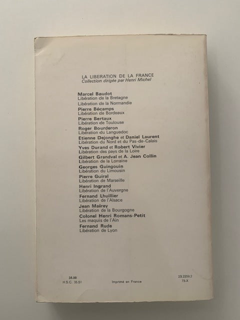 Fernand Gambiez : Libération de la Corse.