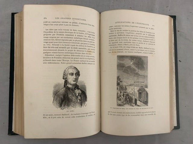 Loujis Figuier : Les grandes Inventions anciennes et modernes dans les Sciences  l'Industrie et les Arts