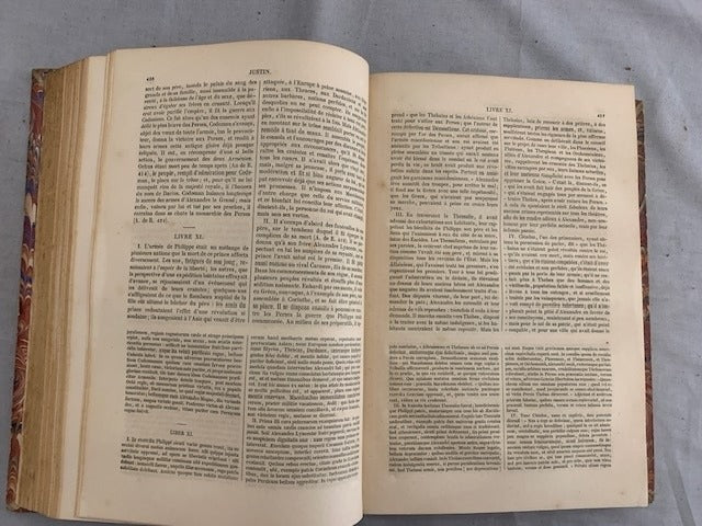 Nepos, Cornelius, Quinte-Curce, Justin, Valère Maxime, Julius Obsequens : Oeuvres complètes. Avec la traduction en français  publiées sous la direction de M. Nisard