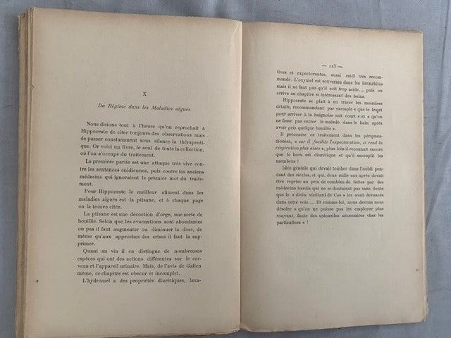 Raymond Neveu‎ : Notes sur la Médecine Grecque dans l'Antiquité. Depuis les origines jusqu'à l'Êcole d'Alexandrie (avec 5 planches hors texte) [avec envoi de l'auteur]