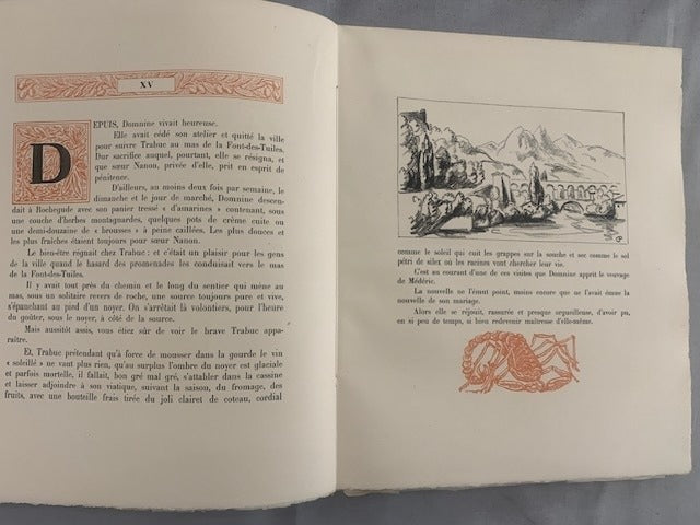 Paul Arène : Domnine. Lithographies originales de P. Girieud