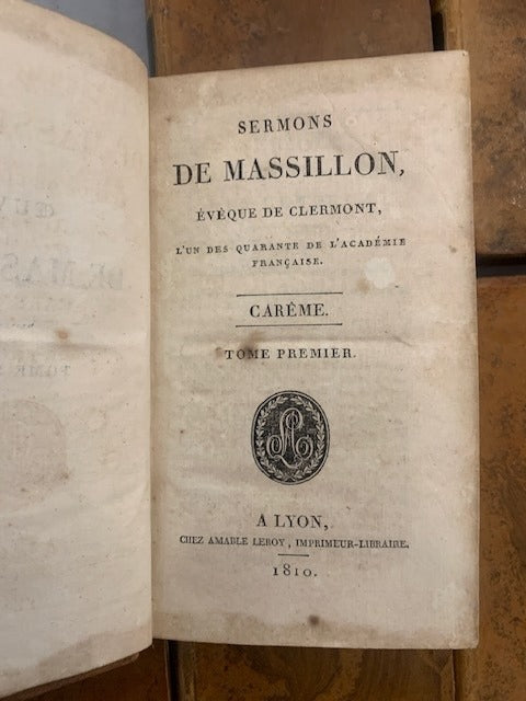 Massillon : Oeuvres. En 15 volumes