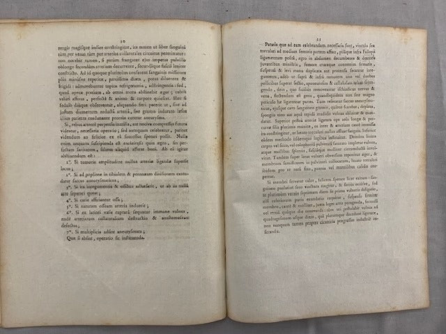 Joannes-Jacobus Thillaye : Dissertatio Anatomico-Chirurgica de Poplitis Aneurysmate