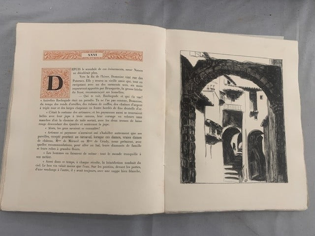 Paul Arène : Domnine. Lithographies originales de P. Girieud