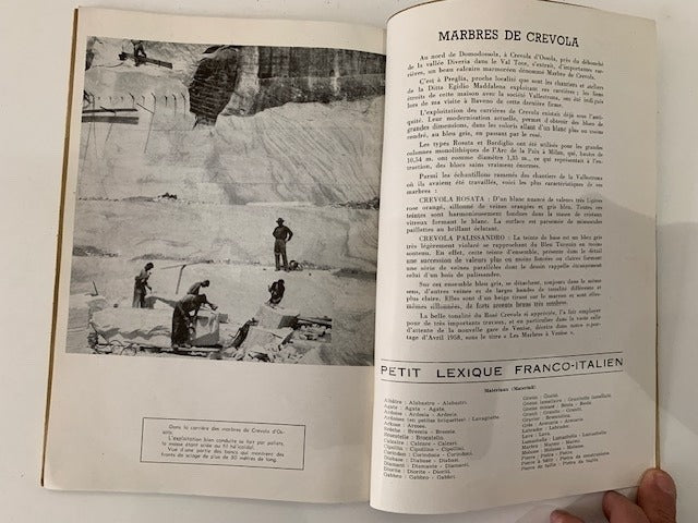 René ‎Motinot : Les Roches de Qualité de la Région du Lac Majeur au Simplon [signé par l'auteur]