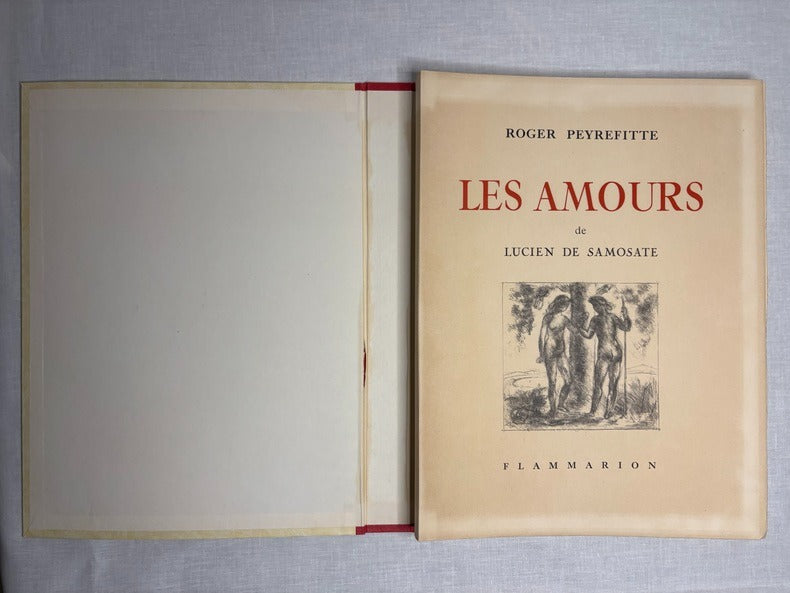 Roger Peyrefitte : Les Amours de Lucien de Samosate. Illustré par Paul Belmondo